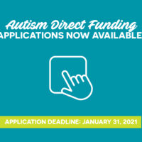 NOW AVAILABLE: 2021 Autism Direct Funding (ADF) Applications thumbnail